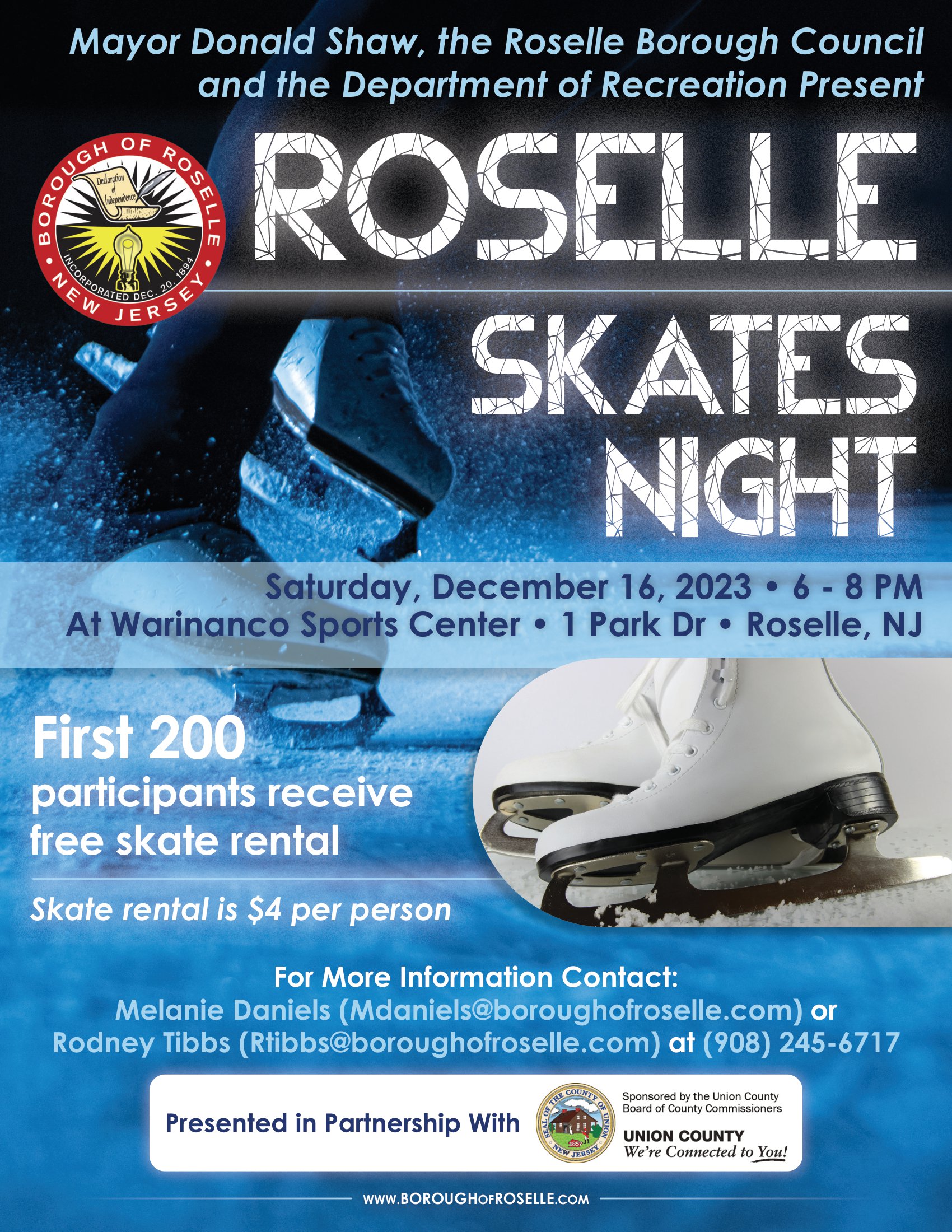 2023 Roselle Skates Night flyer v2 (1)